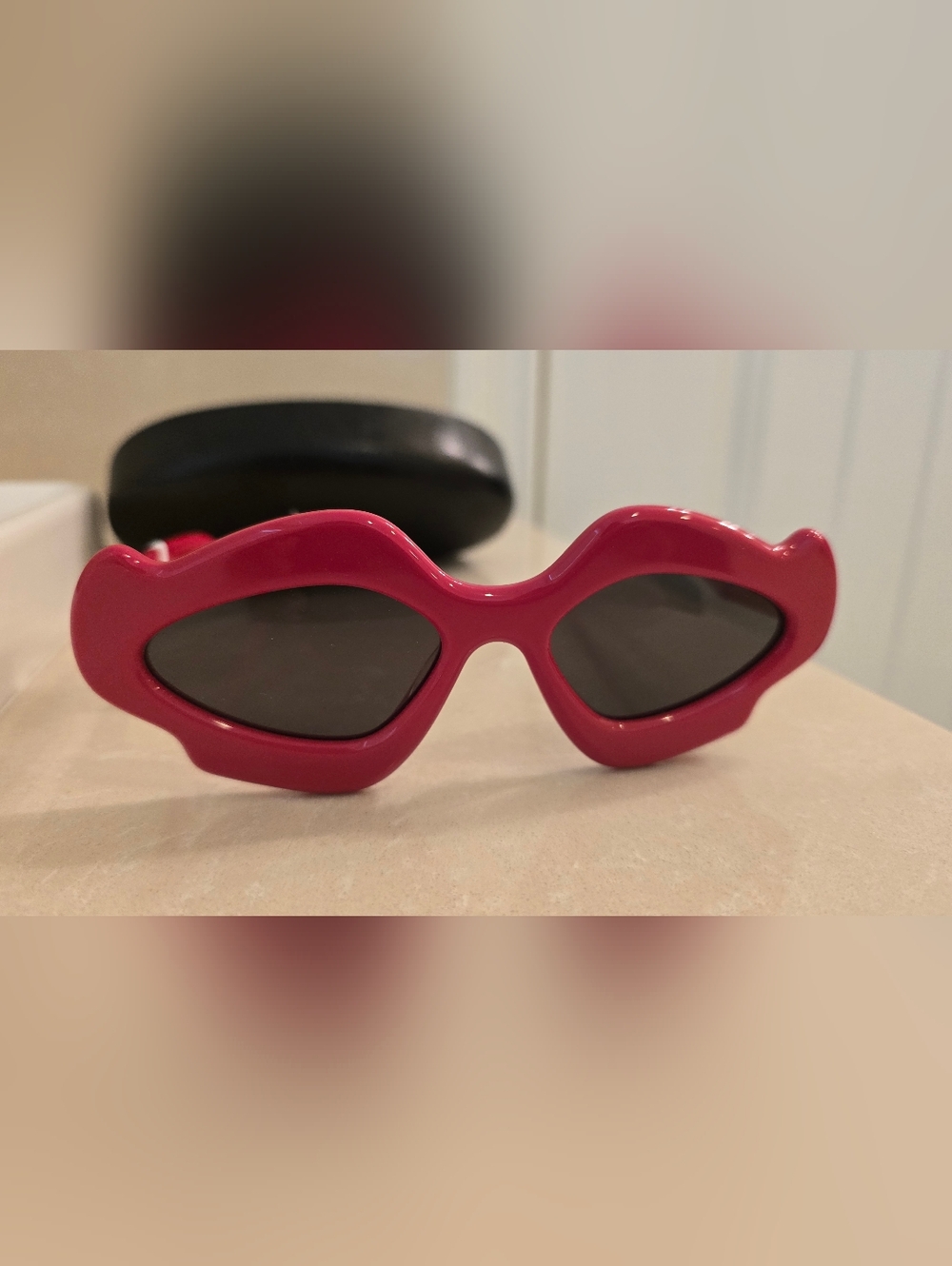 LOEWE Paula’s Ibiza Red Flame Unisex Sunglasses LW40109U